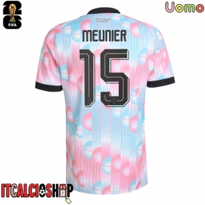 Belgio Thomas Meunier #15 Seconda Maglia Mondiali 2026 Manica Corta